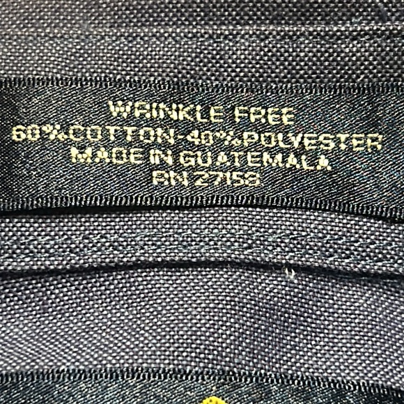 Bill Blass Premium Blue Button Down Long Sleeve Shirt XL - Picture 3 of 7